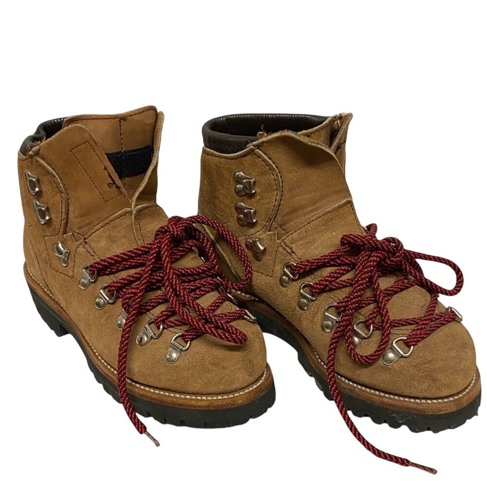 Vintage Dexter Vibram Suede Leather Hiking‎ Boots Mountaineering Mens 6.5